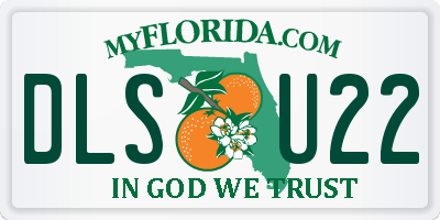FL license plate DLSU22