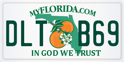FL license plate DLTB69