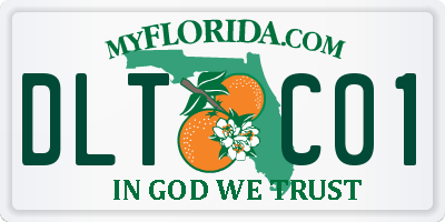 FL license plate DLTC01