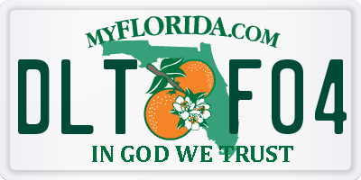 FL license plate DLTF04