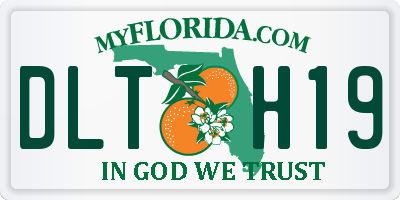 FL license plate DLTH19