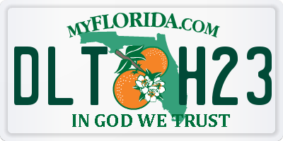 FL license plate DLTH23