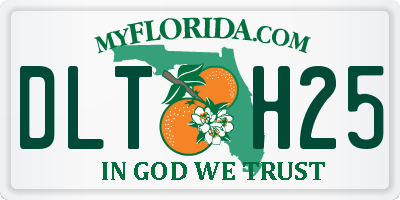 FL license plate DLTH25