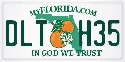 FL license plate DLTH35