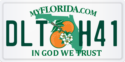 FL license plate DLTH41