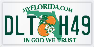 FL license plate DLTH49