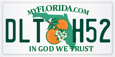 FL license plate DLTH52