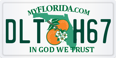 FL license plate DLTH67