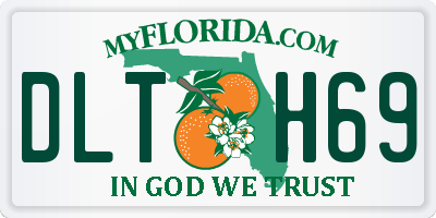 FL license plate DLTH69