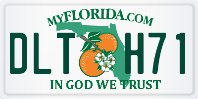 FL license plate DLTH71