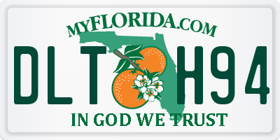 FL license plate DLTH94