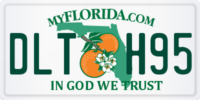 FL license plate DLTH95
