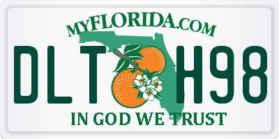 FL license plate DLTH98