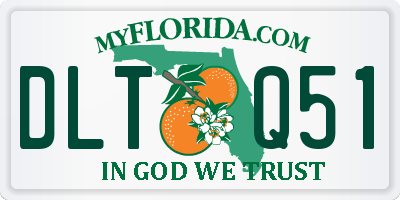 FL license plate DLTQ51