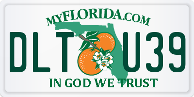FL license plate DLTU39