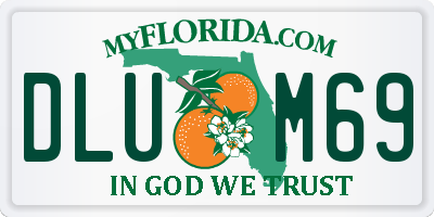 FL license plate DLUM69