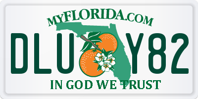 FL license plate DLUY82