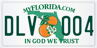 FL license plate DLVO04