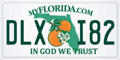 FL license plate DLXI82