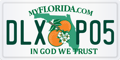 FL license plate DLXP05