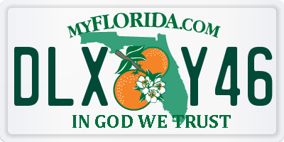 FL license plate DLXY46