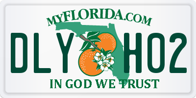 FL license plate DLYH02