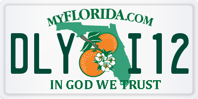FL license plate DLYI12