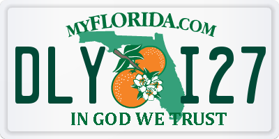 FL license plate DLYI27