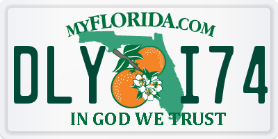 FL license plate DLYI74