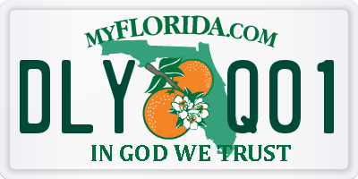 FL license plate DLYQ01