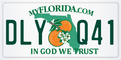 FL license plate DLYQ41