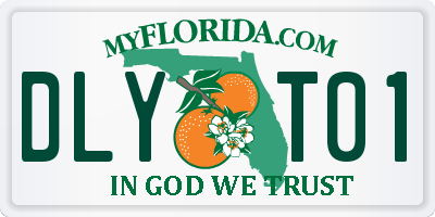 FL license plate DLYT01