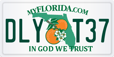 FL license plate DLYT37