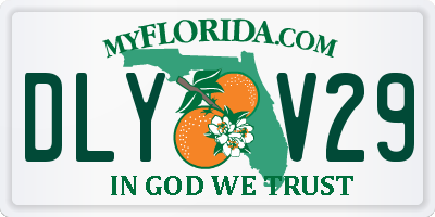 FL license plate DLYV29