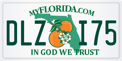 FL license plate DLZI75