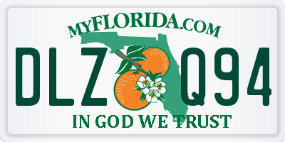 FL license plate DLZQ94