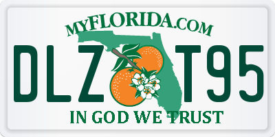 FL license plate DLZT95