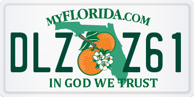 FL license plate DLZZ61
