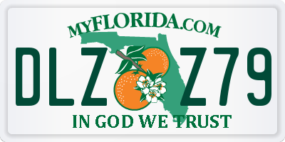 FL license plate DLZZ79