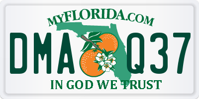 FL license plate DMAQ37