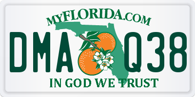 FL license plate DMAQ38