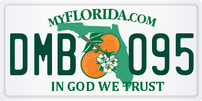 FL license plate DMBO95