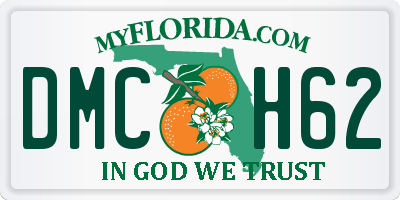 FL license plate DMCH62
