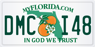 FL license plate DMCI48