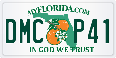 FL license plate DMCP41