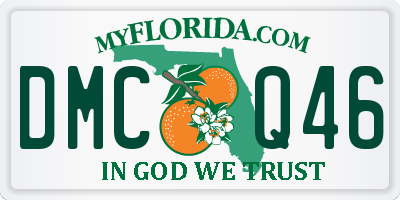FL license plate DMCQ46