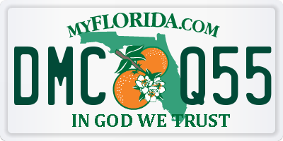 FL license plate DMCQ55