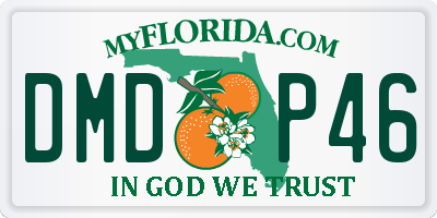FL license plate DMDP46