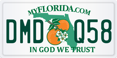 FL license plate DMDQ58