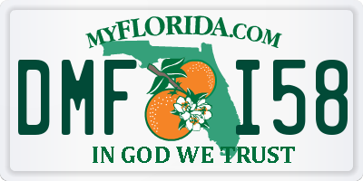 FL license plate DMFI58